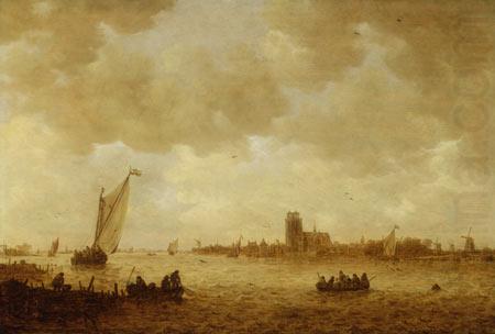 Jan josephsz van goyen View of Dordrecht china oil painting image